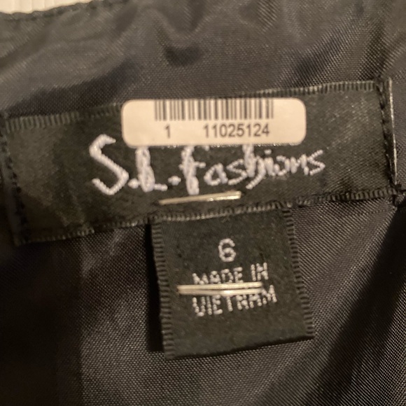 S.L. Fashions Striped Dress - Picture 4 of 4